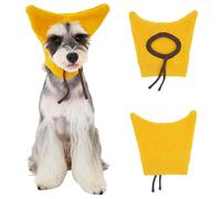 HowlyWoof Comforting Knit Dog Hat - Soft Ear-Covering Beanie with Adjustable Ties, Calming Warm Winter Hat for Small & Medium Dogs and Cats,Cozy Puppy Headwear with Chin Straps