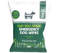 hownd Yup You Stink! Emergency Dog Wipes - Odor Control & Wipes Away Dirt & Grime - No Water Needed, 1 Wipe Covers Dog's Whole Coat - Alcohol Free, Paraben Free, Travel Size - 1 Pack (7 Wipes Total)