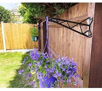 HowseHold Hanging Basket Brackets for Wooden Fence Panels and Posts - Also Suitable for Walls [4 Pack]