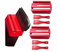 HowseHold Seat Belt Buckle Guard Cover 2 Pack & 4 Release Keys | Universal Fit, Prevents Kids & Disabled Passengers Unbuckling Seat Belts (2x Red Buckle Guards) Sea Belt Lock