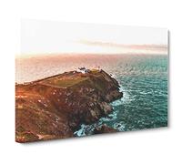 Howth Beacon In Dublin Ireland Canvas Print | Gallery Wrapped 30mm Frame Wall Art | 20x14 inches | Ready to Hang | Modern Picture | Living Room Bedroom Lounge Office
