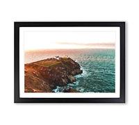Howth Beacon in Dublin Ireland Framed Print | A2 Black Framed Wall Art | Ready to Hang | Modern Nature Picture | Living Room Bedroom Lounge Office