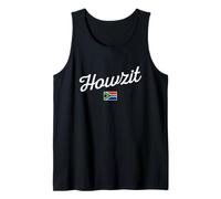 Howzit South Africa Flag SA Greeting Pride Tank Top
