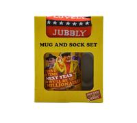 HOX 94408 Only Fools and Horses Character Mug and Socks Gift Set, Ceramic