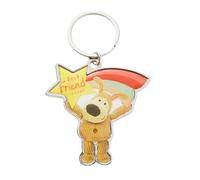 HOX Boofle Enamel Stainless Steel Keychain Keyring - Best Friend Ever