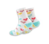 HOX Boofle Fluffy Adult Socks With Non-Slip Sole - XXX Kisses