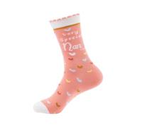 HOX Boofle Super Soft Woven Socks With Caption And Secret Message On Sole - Nan