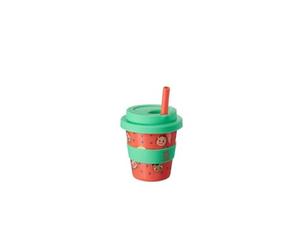 HOX CoComelon Babyccino Travel Cup for Kids - 100ml Reusable Cold Drink Cup, BPA-Free, Spill-Resistant with Lid, Lightweight & Portable - Official Licensed CoComelon Children’s Cup