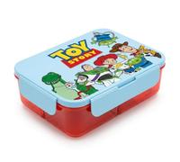 HOX Disney Pixar Toy Story Kids Lunch Box, 3 Compartment Bento Box with Airtight Seal, BPA-Free Dishwasher Safe, School & Picnic Use