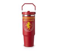 HOX Harry Potter Insulated Tumbler - 30 Oz | House Pride Bradley Mug with Carry Loop Stainless Steel Water Tumbler | Spills-Proof Reusable Travel Bottle for Kid’s School, Picnic