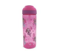HOX LOL Surprise Mermaids Bottle - 600 ml | Food-Safe Plastic Bottle with Carry Loop | Spills-Proof Flip-Up Spout Reusable Travel Bottle for Kids