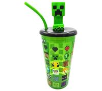 Hox Minecraft Creeper 3D Black and Green Soda Cup - 600ml