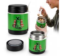 HOX Minecraft Creeper Kids Food Flask 450ml