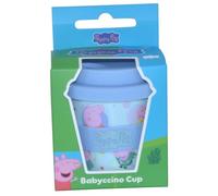 HOX Officially Licensed Kids Babyccino Travel Cup for Cold Drinks - BPA-Free, Reusable, Spill-Resistant & Portable - Peppa Pig