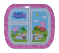 HOX Officially Licensed PP 3-Section Divider Plate - BPA-Free, Durable, Lightweight & Kid-Friendly Tableware