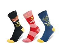 HOX Only Fools and Horses Men's Socks Gift Set 3 Pairs UK 7-11