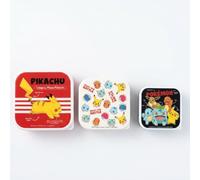 HOX Pokémon Pikachu Snack Containers Set of 3 Kids Lunch Boxes
