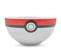 HOX Pokemon Pokeball Ceramic Soup & Cereal Bowl | Deep Bowls for Breakfast | Bowls for Oatmeal, Ice Cream, Noodles & Salad Gift for Pokemon Fan & Collector | Officially Licensed Merchandise