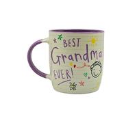 HOX Scribbles Ceramic Coffee Cup - Grandma, 11oz