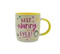 HOX Scribbles Ceramic Coffee Cup - Nanny, 11oz