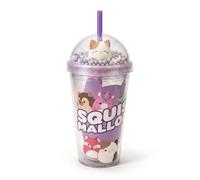 HOX Squishmallows 3D Kids Soda Cup Tumbler with Straw 450ml