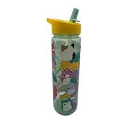 Hox Squishmallows Drink Bottle 750ml Drinks Bottle | Reusable Polypropylene Eco Friendly Bpa-Free Plastic Water Bottle with Removable Straw, Spills & Leaks Proof | Gift for Squishmallows Fan Pack of 1