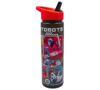 Hox Transformers Autobots Black Sipper Water Bottle - 600ml