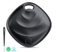 Hoxe Tracker Tag-1 Pack (Black), 2026 New Bluetooth Tracker Smart Tag for iOS Find My App (iOS Only), Key Finder Item Locator Tag Suitable for Travel, Luggage, Bag, Car, Pet, Wallet and More