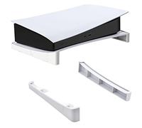 Hoxfly PS5 Console Horizontal Stand - Compatible with PS5 Disc & Digital Edition, Accessory Holder with Anti-Slip Base, White