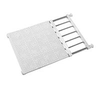 HOXMOMA Expandable Wardrobe Shelves, Telescopic Closet Organiser, Adjustable Storage Rack for Cupboard & Refrigerator & Bookcase & Bathroom,Wide 30cm,L 73 to 130cm