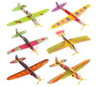 HOXSNII 18PCS Glider Plane Throwing Flight Mode Glider Plane Flying Toy For Kids,Outdoor Sport Toys,Party foam aeroplanes for kids Flying Animal Glider Planes Kids Gift Party Children's Garden Toys