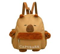 HOXSNII Capybara Plush Backpack Brown Capybara Rucksack Children's Plush Toy Backpack Stuffed Animal Mini Knapsack Gifts