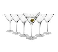 Hoxton Crystal Martini Glasses - 260ml - Pack of 6