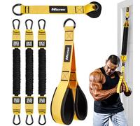 HOXWC Home Gym Equipment Resistance Bands, Workout Bands with Handles, Door Anchor, Tricep Rope Cable Attachment for Push Downs, Biceps Curl, Sculpt Your Triceps, LAT, Arms, Back, Abs, Shoulder