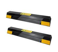 HOXWELL (New Updated) 16" 2 Pcs Heavy Duty Parking Aid for Garage Walls, Parking Gadgets Protects Car, Parking Stopper Easy to Install 2 Packs, 16" L x 3.7" W x 1.8" H