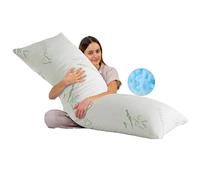 HOXXME Body Pillow for Adults Shredded Memory Foam Long Full Body Pillow for Sleeping with Breathable Cover Firm Hug Large Pillows for Side/Back Sleepers 20x54