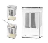 Hoxxu Yogurt Maker Strainer - Multi Yoghurt Strainer with Fine Mesh Bag & Lid for Thick Greek Yogurt, Soybean Milk, Berries, Soup, Fruit Juice, Coffee, Tea