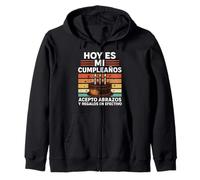 Hoy Es Mi Cumpleaños Cash Humor Fiesta Birthday Party Pastel Zip Hoodie