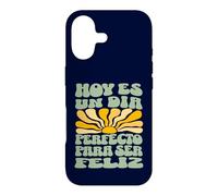 Hoy ES Un Día Perfecto para Ser Feliz Retro Spanish Quote Case for iPhone 17