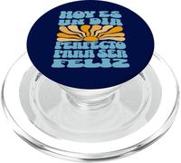 Hoy Es Un Día Perfecto Para Ser Feliz Retro Spanish Quote PopSockets PopGrip for MagSafe
