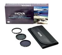 Hoya 40.5 Digital Filter Kit: UV(C) + CPL/Circular Polarizer + NDx8/ND8 + Pouch