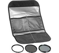 Hoya 62mm (HMC UV/Circular Polarizer / ND8) 3 Digital Filter Set with Pouch