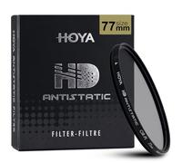 HOYA 77mm HD Antistatic Circular Polarizer Filter with Premium Optical Glass, HRT Polarizing Film, Reduces Reflections, Improves Color and Fidelity