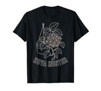 Hoya Hunter Plant Lover Retro Line Art Botanical Gift T-Shirt