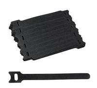 HOYAWU Cable Ties, 100 Pack Black Reusable Adjustable 5.9 x 0.47 Inch Hook and Loop Cord Straps, Multipurpose Cord Organizer for Home Office Data Center Wire Management