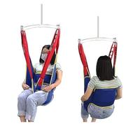 Hoyer Lift Sling for Bariatric Patients, Heavy Duty Transfer Sling with Commode Opening & Padded Leg Supports - Adjustable Toileting and Shower Sling for Elderly, Disabled Adults