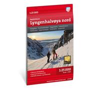 Hoyfjellskart Lyngenhalvoya north 1:25 000
