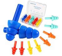 HOYIO Slicone Ear Plugs for Sleep, 5 Pairs Soft Reusable Earplugs for Sleeping Noise Cancelling, Concert, Hearing Protection, Noise Sensitivity, Study & Work