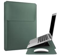 HoYiXi 15.6" Laptop Sleeve-Compatible with MacBook Pro 16/15.4'' MacBook Pro 15, Mac Air 15 - Waterproof Soft 15 16 inch pc case for HP, Dell, Acer, Asus,15 inch laptop case,Green