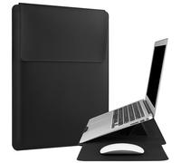 HoYiXi 15.6" Laptop Sleeve-Compatible with MacBook Pro 16/15.4'' MacBook Pro 15, Mac Air 15 - Waterproof Soft 15 16 inch pc case for HP, Dell, Acer, Asus,15 inch laptop case,Black